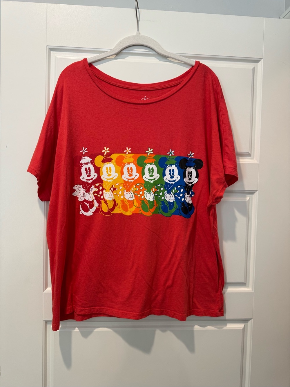 Disney Minnie Mouse XL Red Cotton Shirt